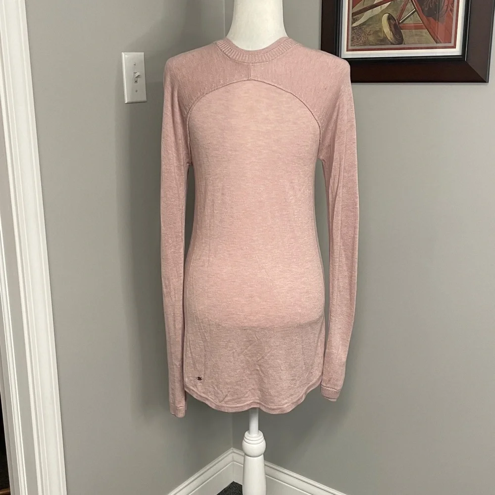 Women's Lululemon Hello Aloe Pullover Long Sleeve Sweater Pink Medium 6/8 - Picture 7 of 11